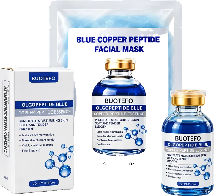 Set Cobre Azul · esencia + mascarilla